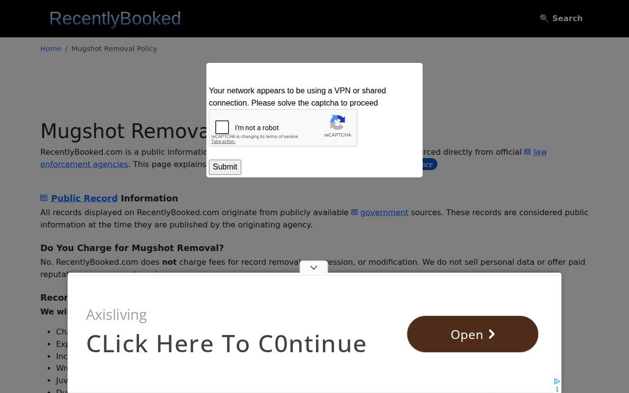Recently Booked free correction policy relevant to Dallas County arrest news